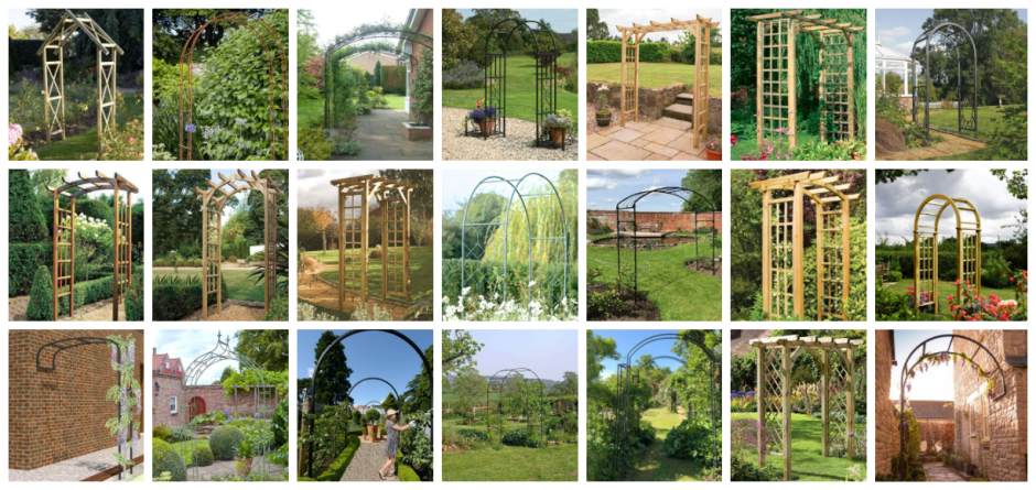 Garden Arch Shapes and Styles