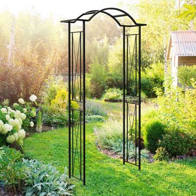 Crocus Wave Top Metal Arch