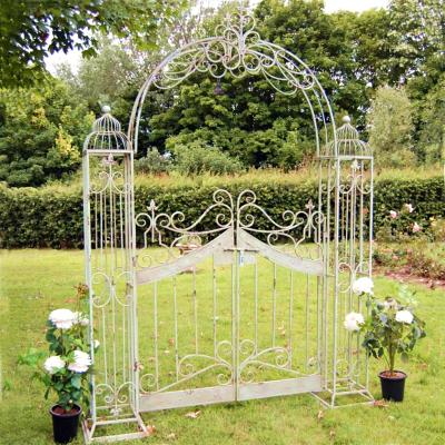 Ascalon Vintage Arch with Gates Antique Green
